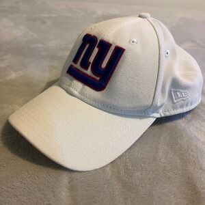New Era NY Giants Hat White 9FORTY Adjustable Adult Baseball Cap One Size‎ NFL